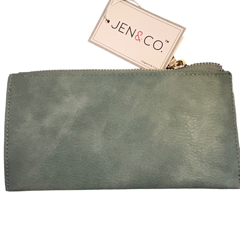 Jen & Co. Green Wallet